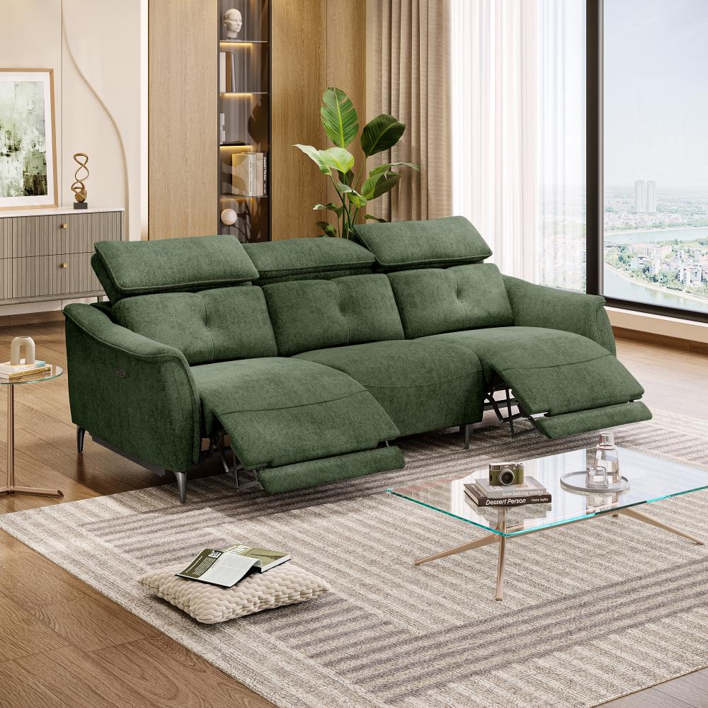 Wakefit Curacao Sofa With Motion - Three Seater